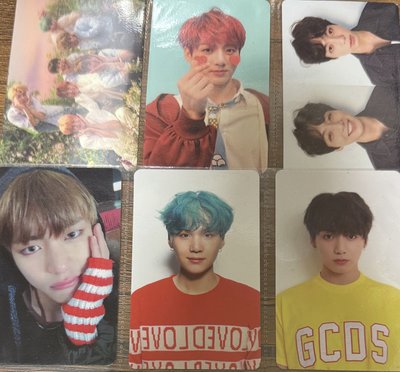 bts 小卡 變化卡 明信片