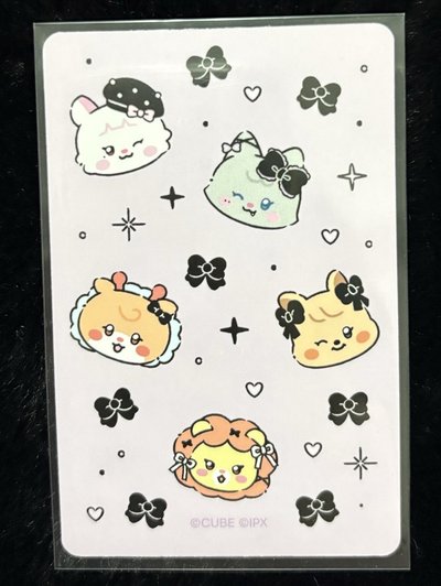 i-dle lf minini 隨機卡 妮娟雙人卡