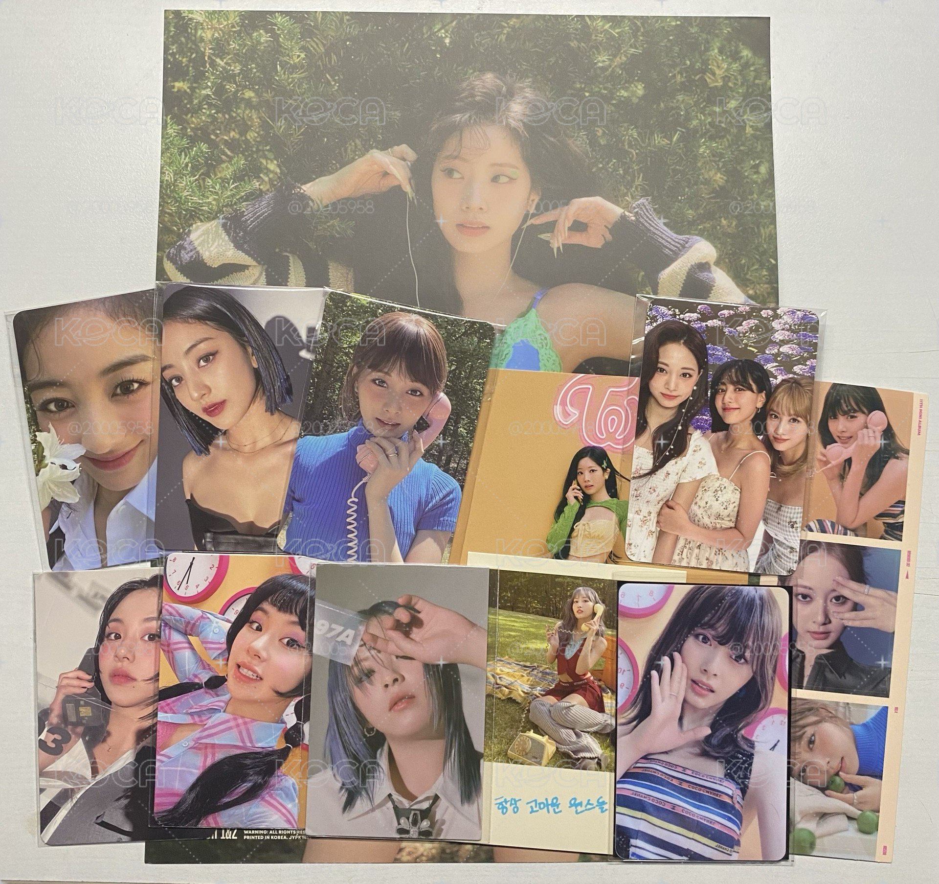 [整圖售］TWICE BETWEEN 1&2 wm 子瑜 幸運卡 