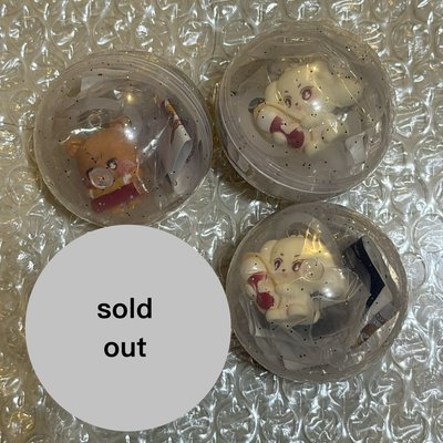 ANITEEZ aniteez HETmongi (헷몽이) JJONGbear (쫑베어)鍾浩 有榮 扭蛋 雨傘套娃