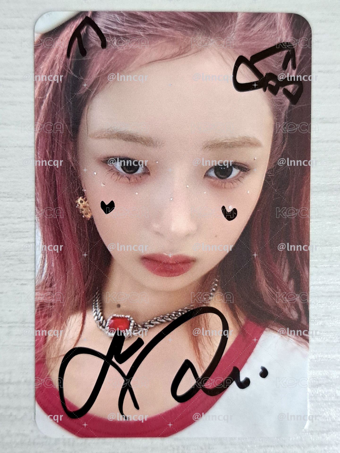 I'VE MINE 簽名卡 畫簽怜