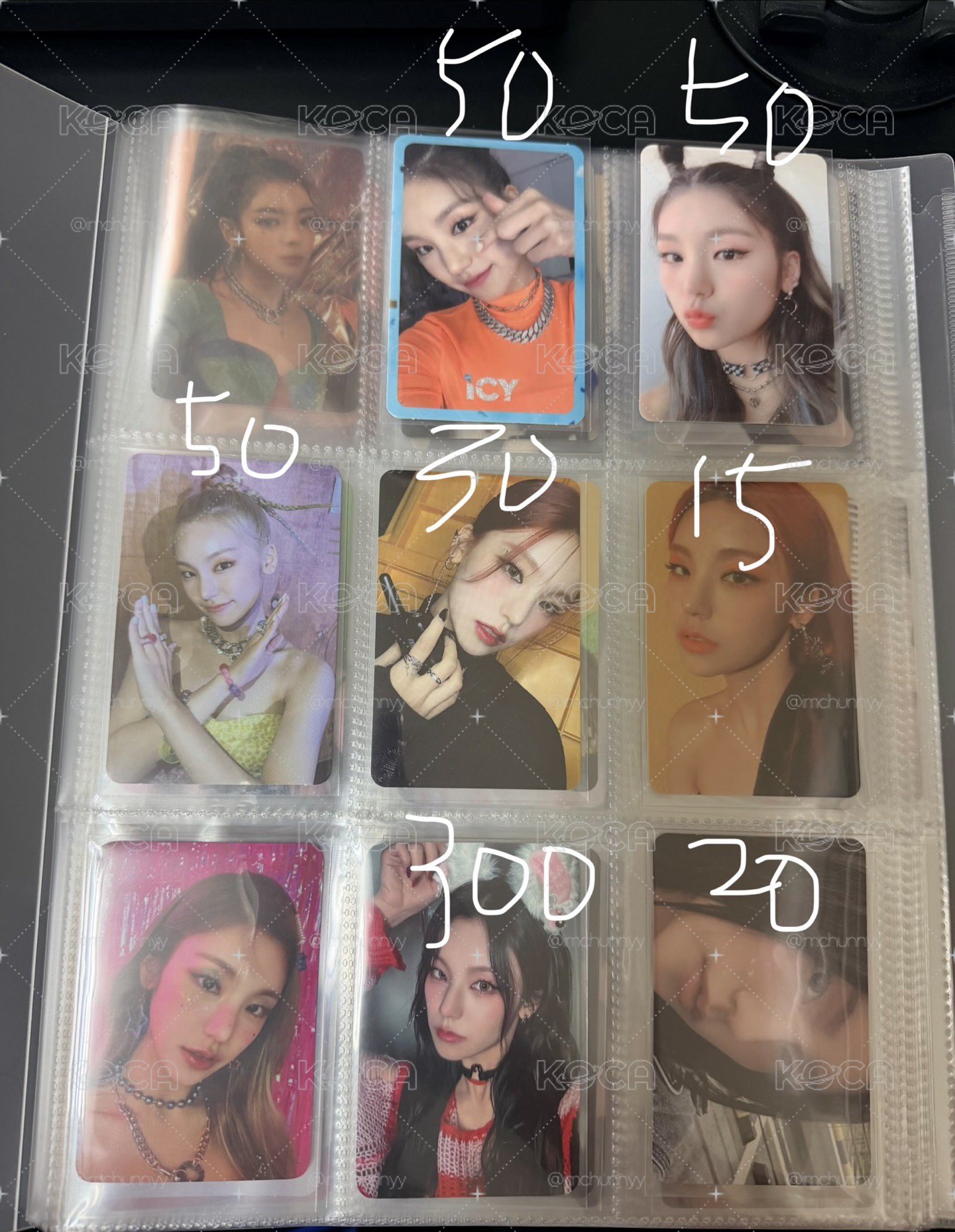 ITZY Yeji小卡