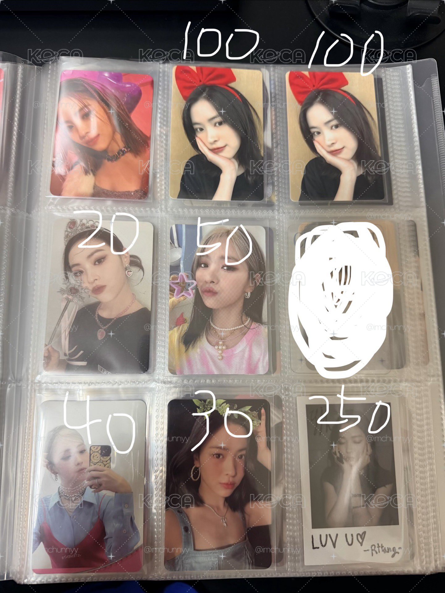 ITZY Ryujin小卡