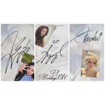現貨【Hello82 簽專+1張特典卡】VIVIZ 簽名 💖 A Montage of ( ) 親簽 簽專