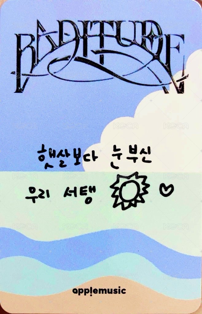 BADITUDE am 3.0線上 簽售卡  背面