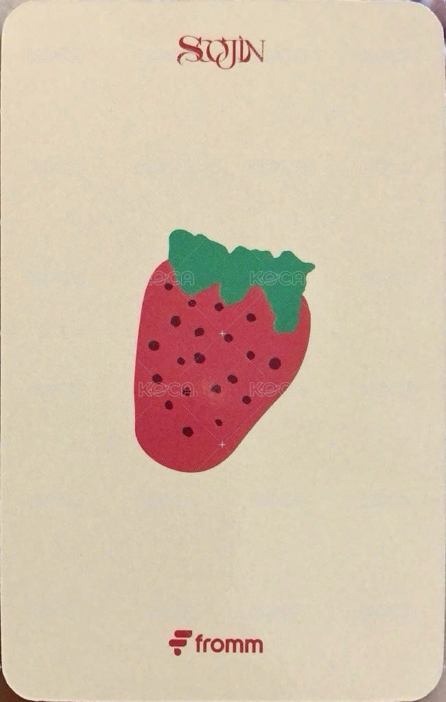 fromm 周邊卡 香氛卡 背面