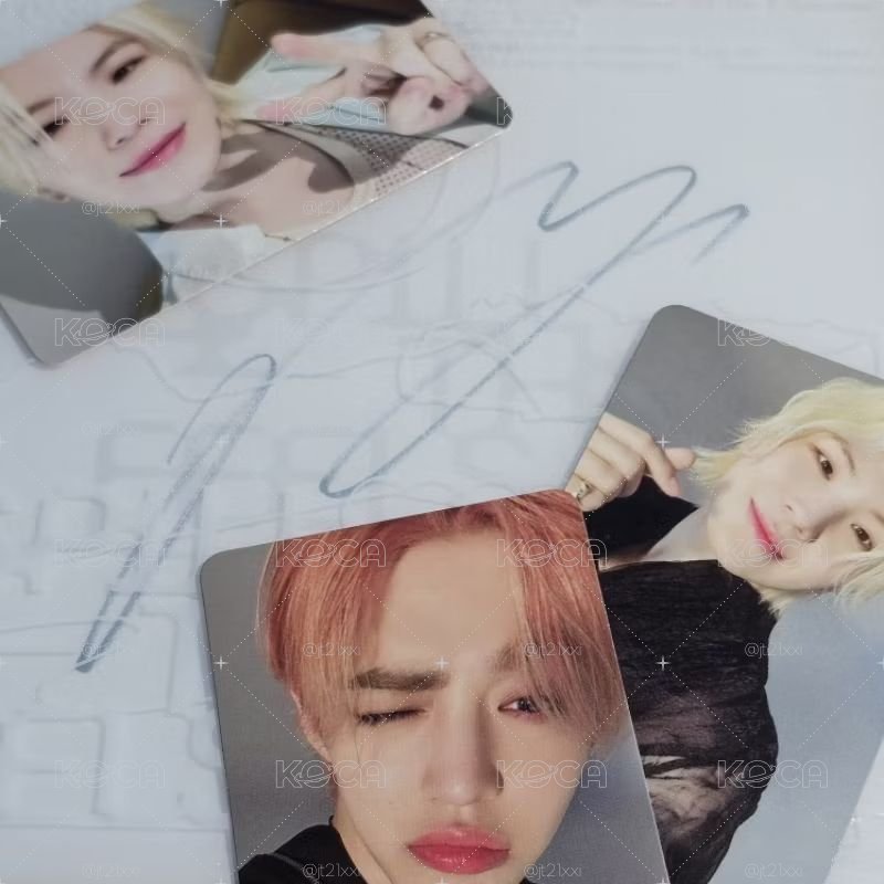 全專 ✨️ 隨機出貨【美國官網 】SEVENTEEN 親筆簽名 簽名卡 SPILL THE FEELS 迷12