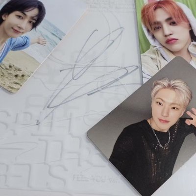 全專 ✨️ 隨機出貨【美國官網 】SEVENTEEN 親筆簽名 簽名卡 SPILL THE FEELS 迷12