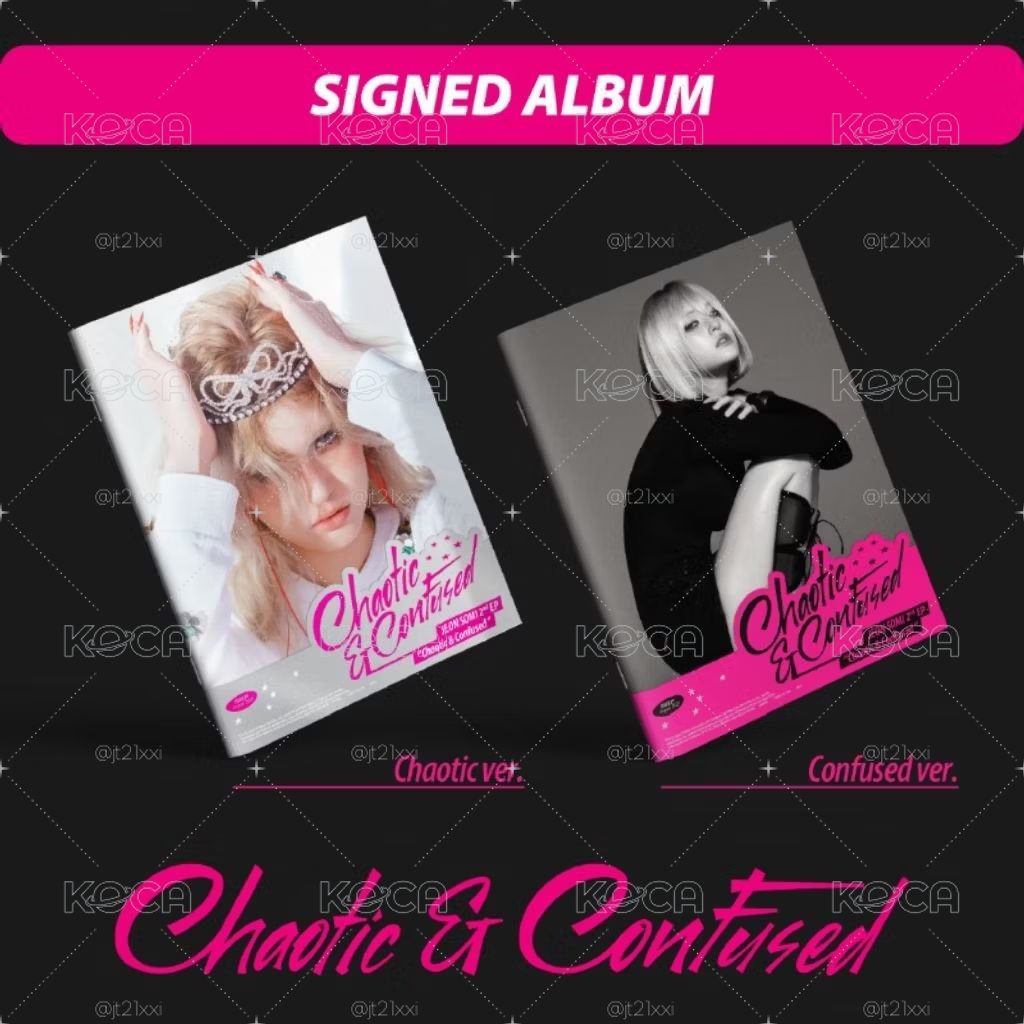 現貨【美國官網】全昭彌 JEON SOMI Chaotic & Confused 有拆封 簽名專輯  (已確認簽名)