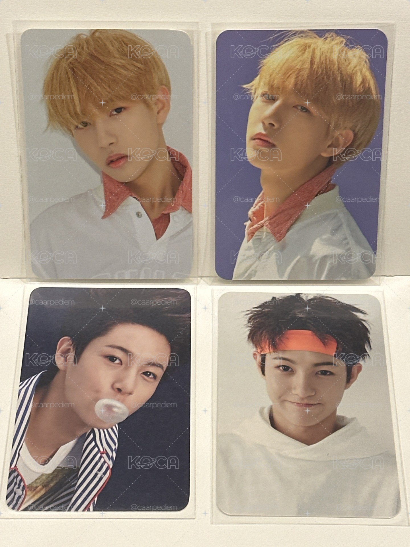 Nct 仁俊 小卡 4張不拆