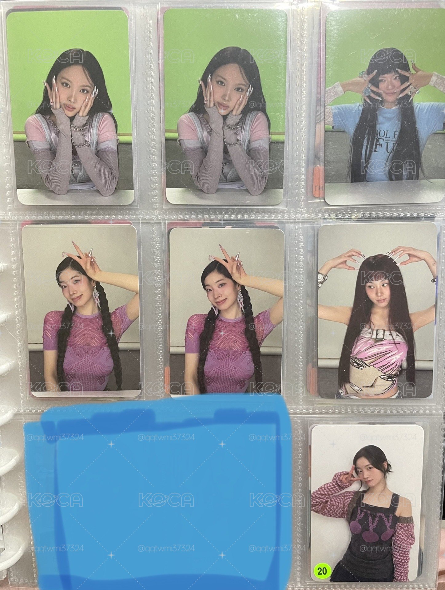 TWICE 單封預購禮小卡（可當綁物）