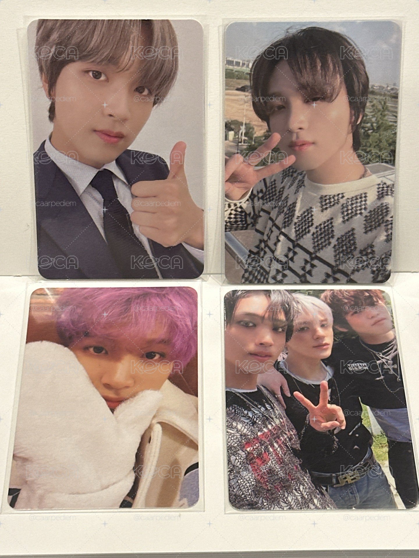 Nct Haechan 小卡 4張不拆