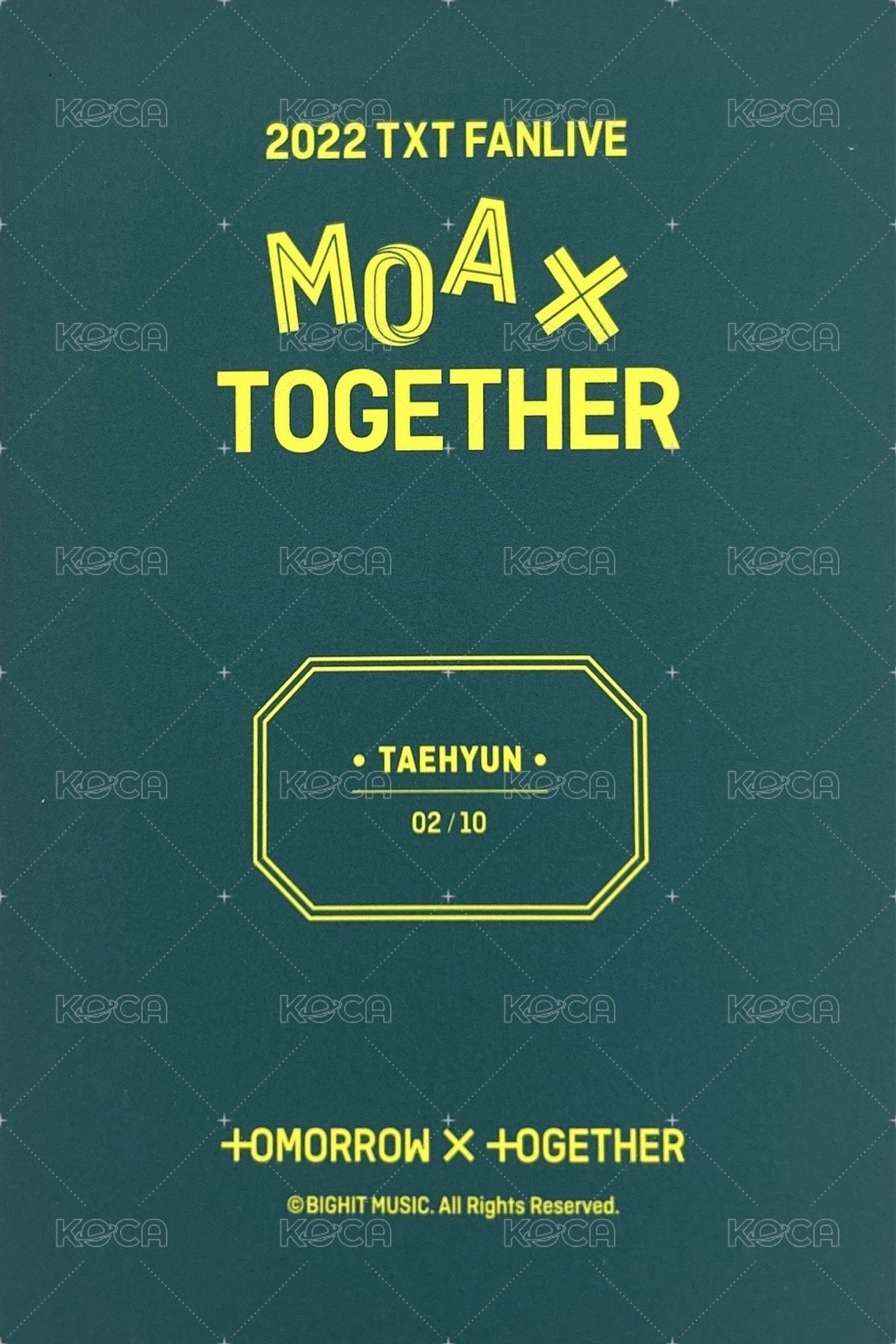 22 FANLIVE 隨機卡 02 背面