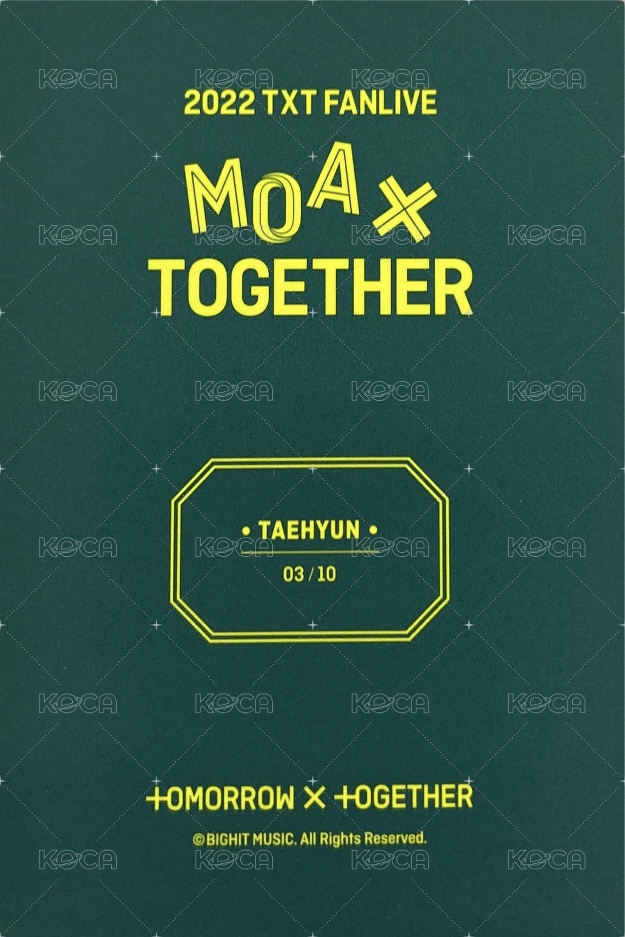 22 FANLIVE 隨機卡 03 背面