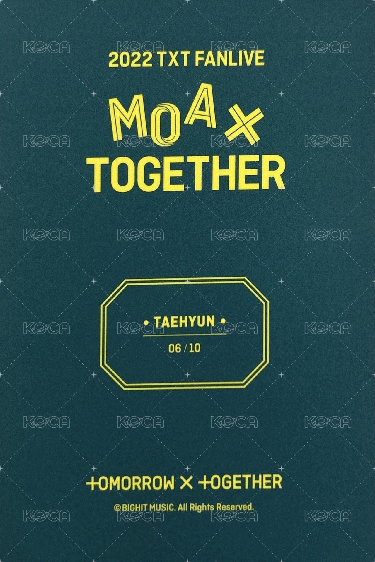 22 FANLIVE 隨機卡 06 背面