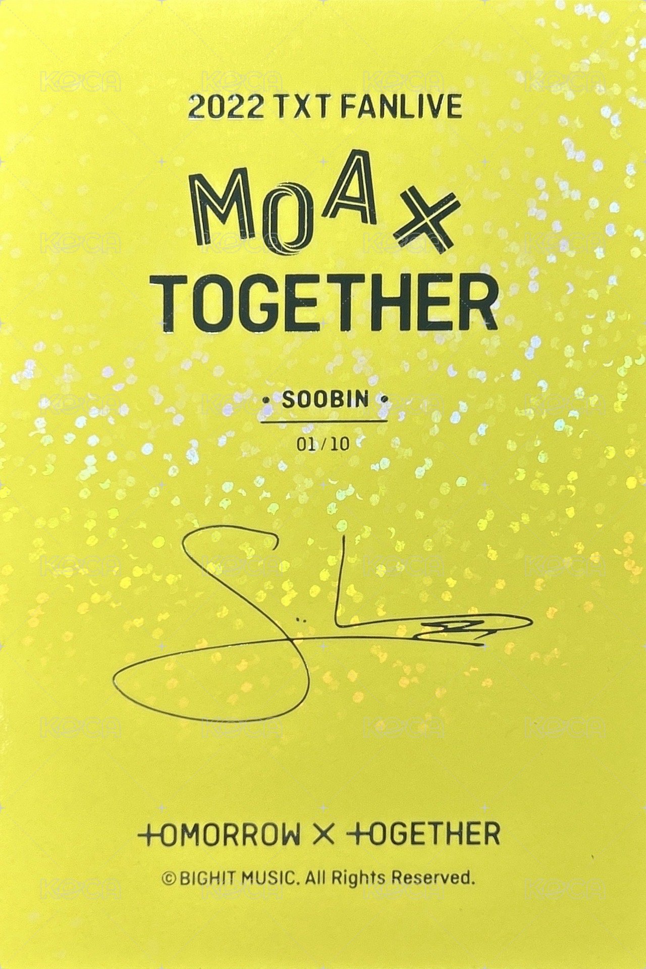 22 FANLIVE 隨機卡 01 背面