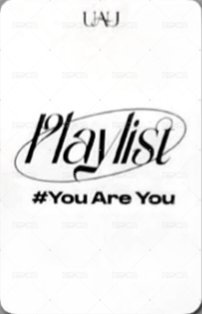 Playlist #You Are You Green Universe Music 幸運卡 Flower ver. 背面