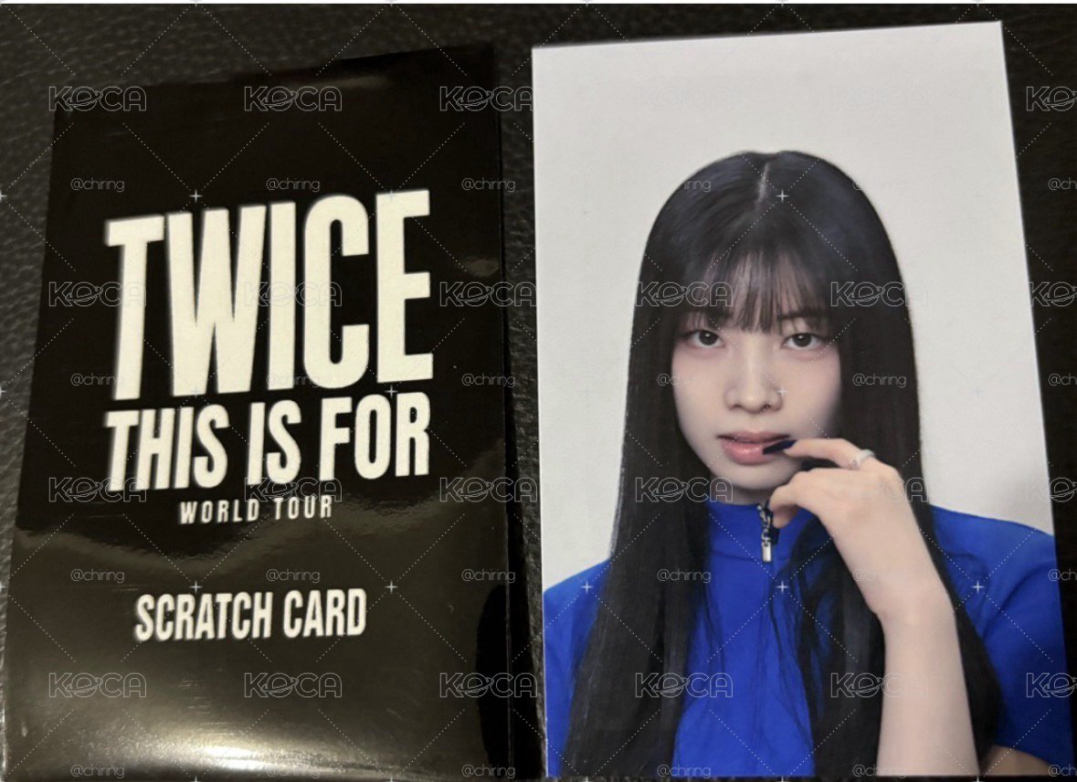 TWICE多賢小卡 快閃店刮刮卡