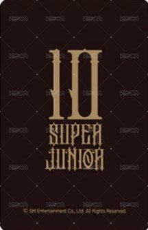 正規10 周邊卡 鑽石貼卡 背面