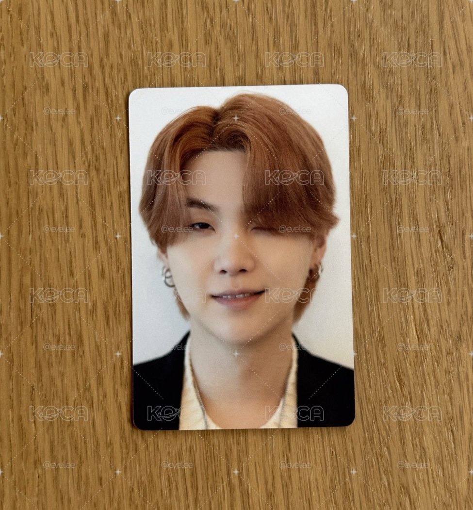 BTS Suga閔玧其 Dicon D社小卡 全新
