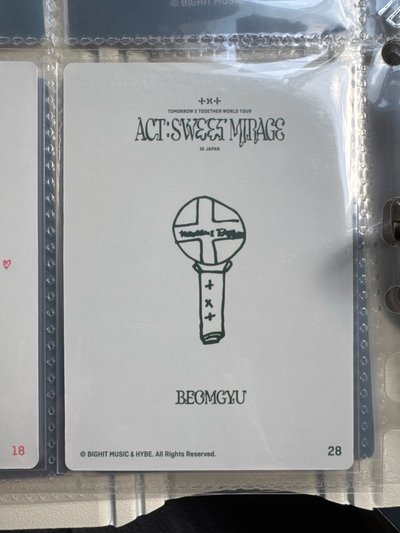 TXT 日本隨機小卡