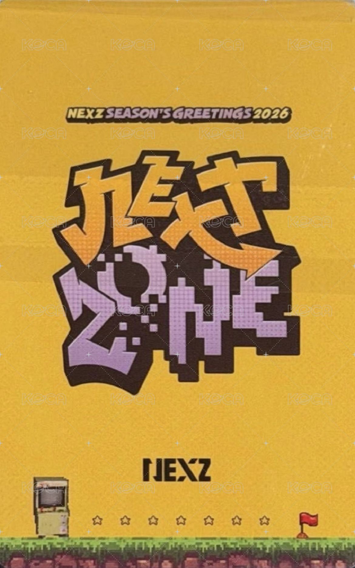 2026 年曆 JYP JAPAN FC 特典卡  背面