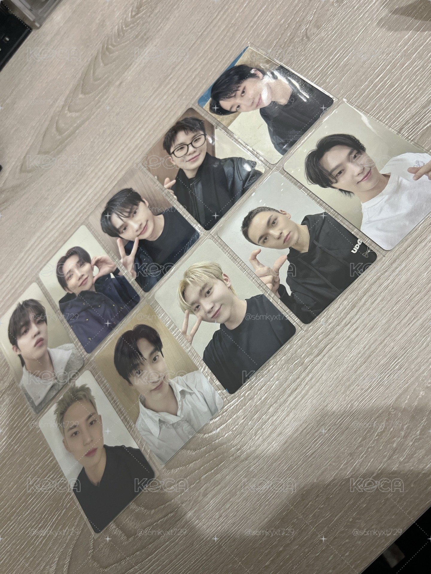 Seventeen 10週年集章卡
