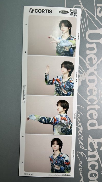 CORTIS 現貨 韓國 PHOTOISM 人生四格照 JUHOON 金主訓