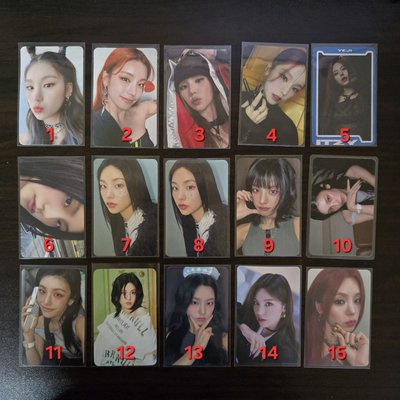 ITZY YEJI 禮志 小卡