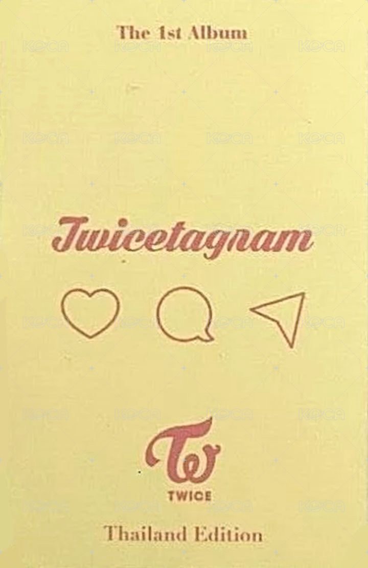 Twicetagram 專輯卡 泰壓 背面