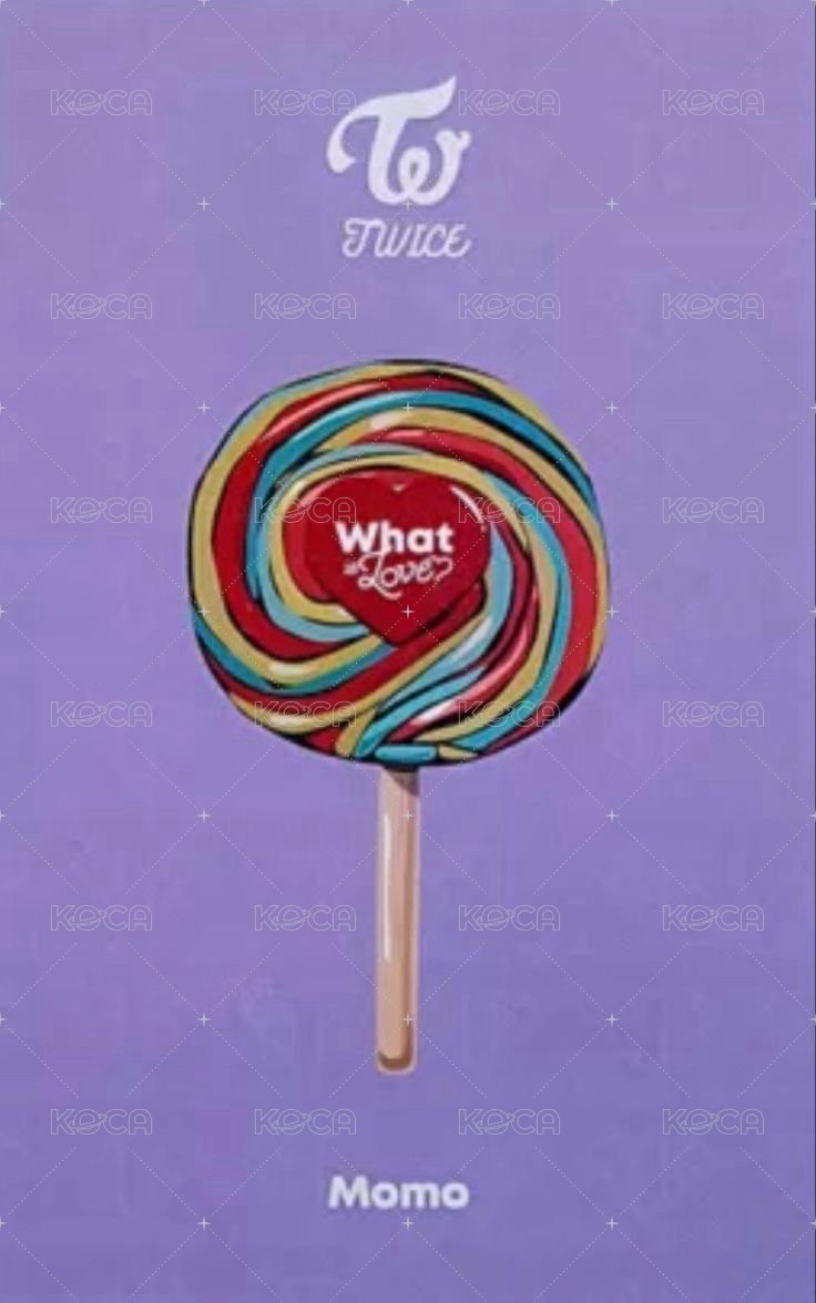 What is Love? 專輯卡 刮刮卡 背面