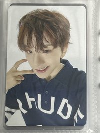 可愛萌娃臉頰愛心卡