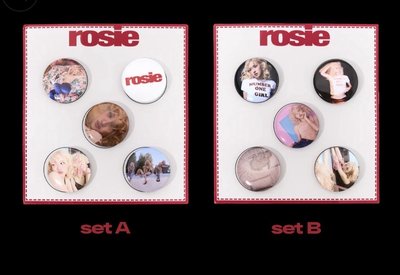 Rosie 韓國🇰🇷首爾快閃 徽章組