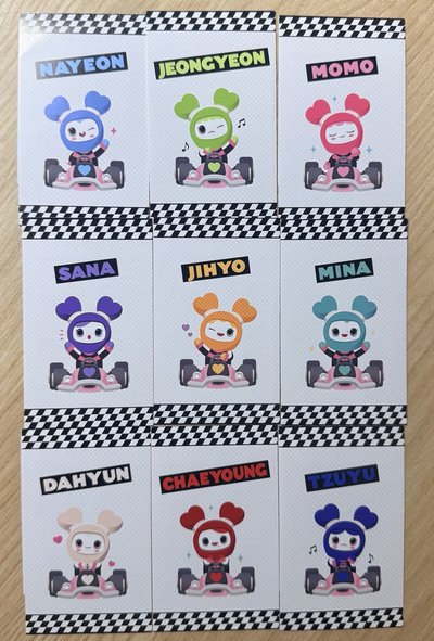 23’ 五巡 JYP JAPAN 抽選卡 日本加場 線下一番賞 參與賞 透卡