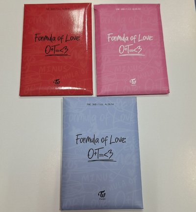 [TWICE]3輯預購禮 3版不拆