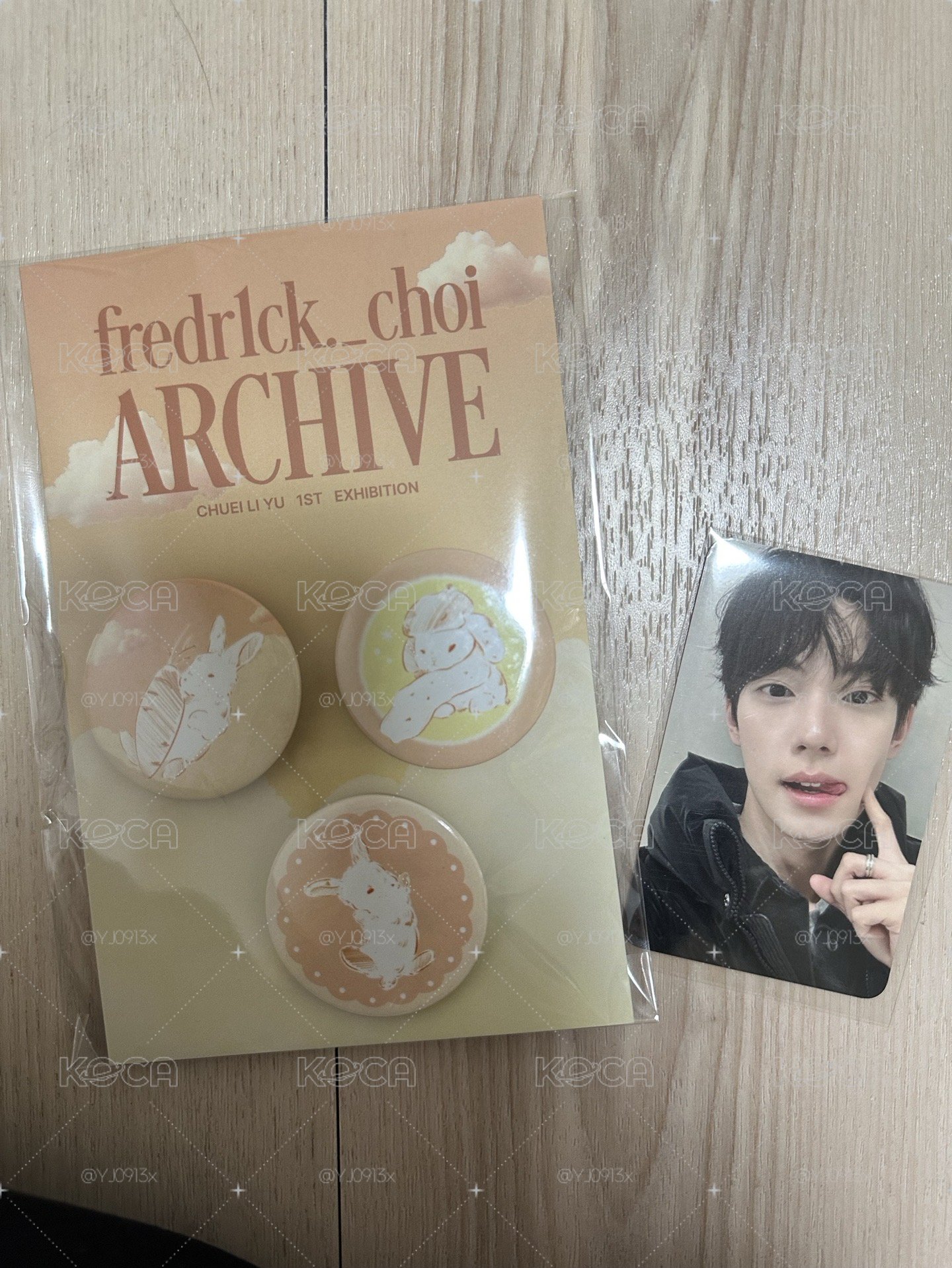 fredrick._choi ARCHIVE 日本場 徽章組（含小卡）全新未拆封