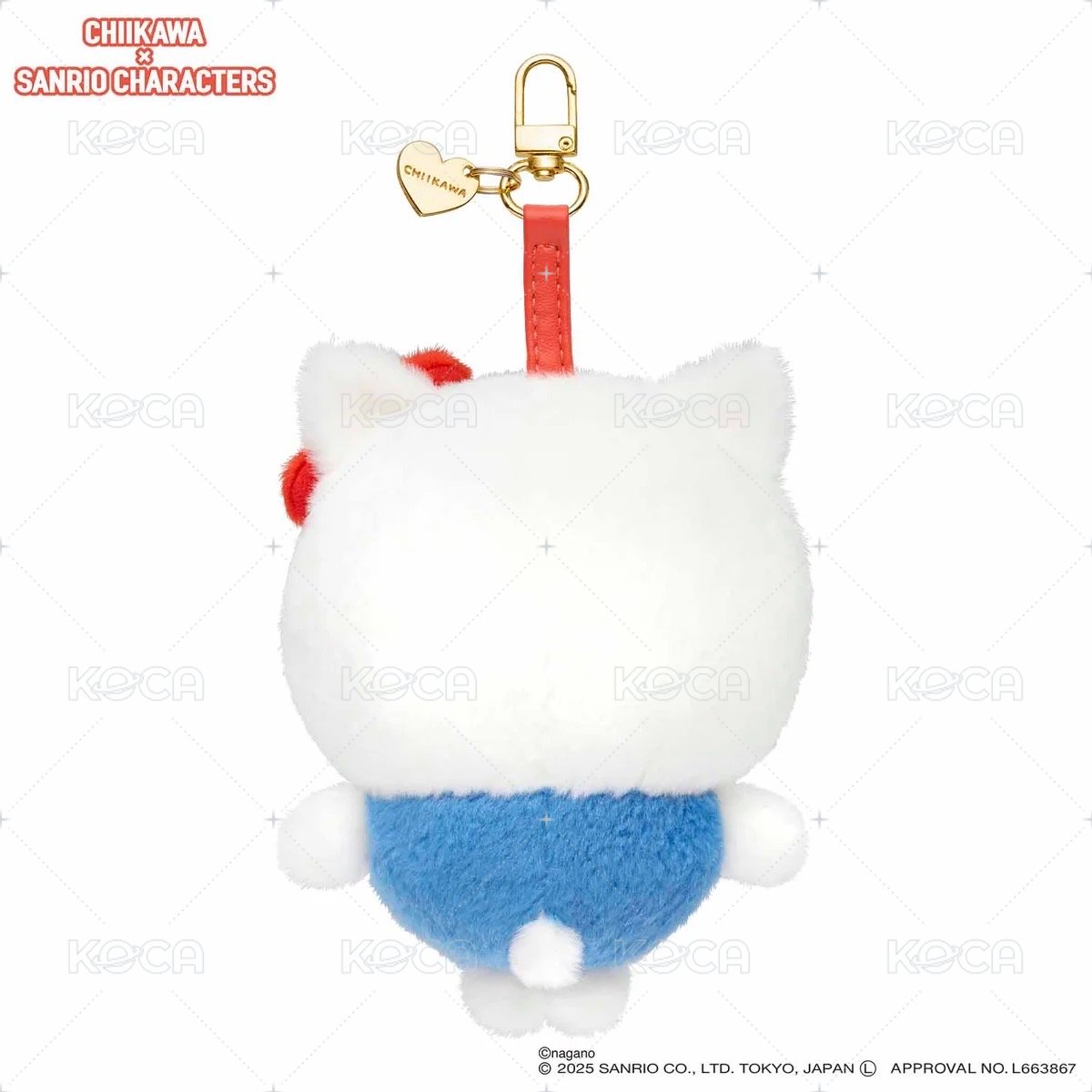 Kitty小八聯名搪膠吊飾公仔
