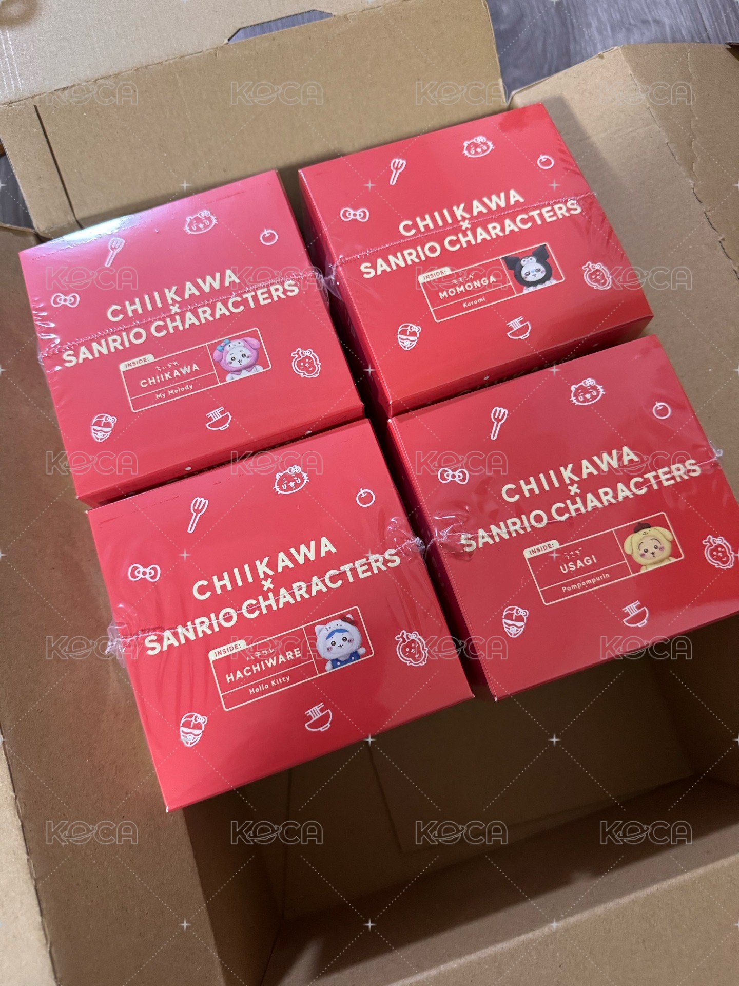 Kitty小八聯名搪膠吊飾公仔