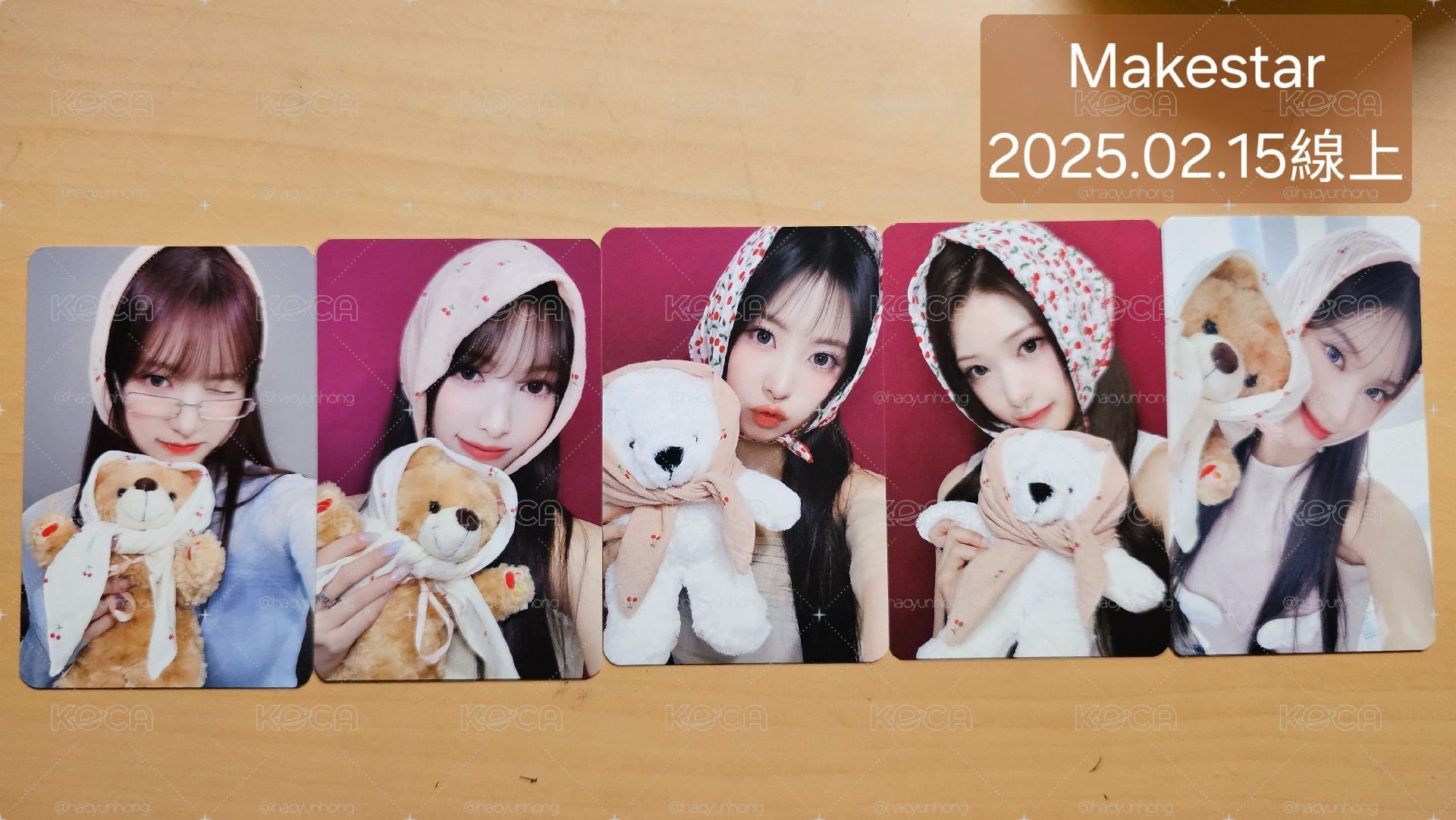 Rescene 2025/2/15 Makestar線上特典卡 套出