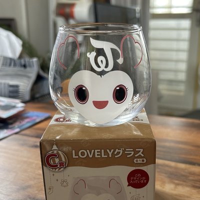TWICE LOVELYS線下抽獎D賞 玻璃杯