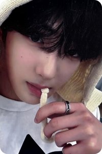 迷一 mnet 特典卡 頭套 ver.