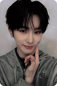 迷一 mnet 可愛臉頰 特典卡 