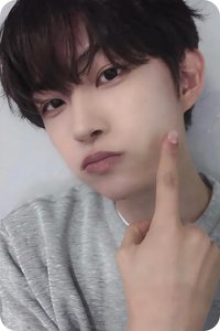 迷一 mnet 可愛臉頰 特典卡 