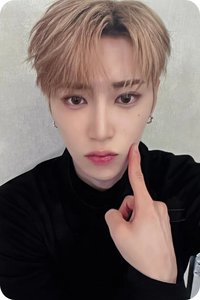 迷一 mnet 可愛臉頰 特典卡 