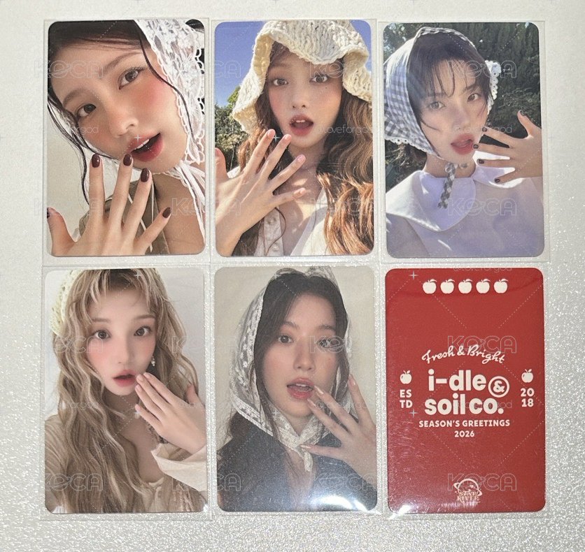 I-DLE[現貨可選成員] 年曆sr特典