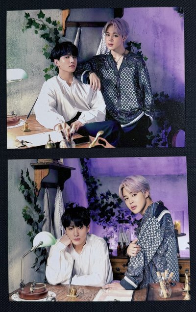 BTS 防彈少年團 韓五期 MAGIC SHOP POPUP 柾國 智旻 JUNGKOOK JIMIN 雙人卡