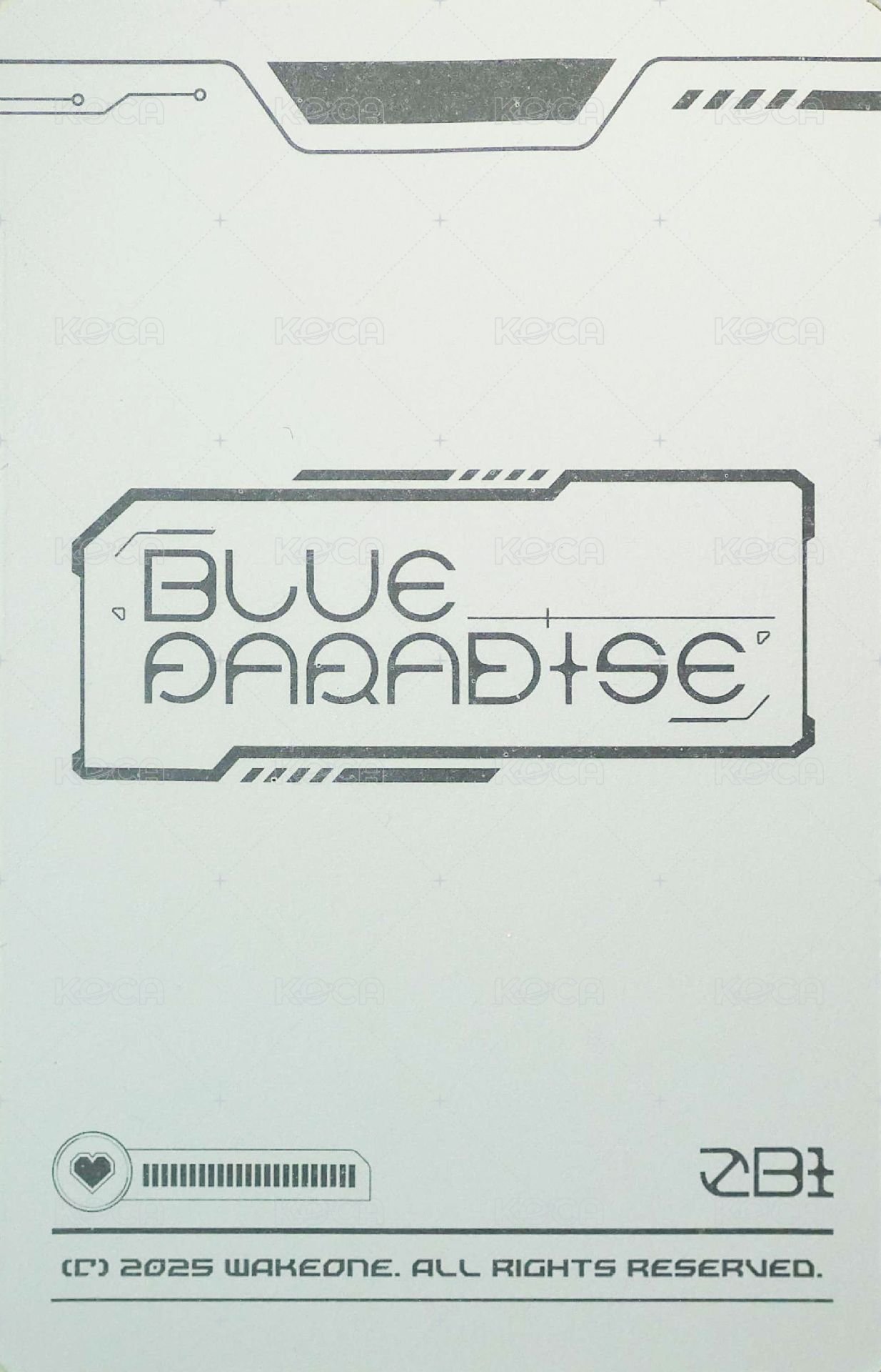 迷五快閃 周邊卡 相框卡 背面