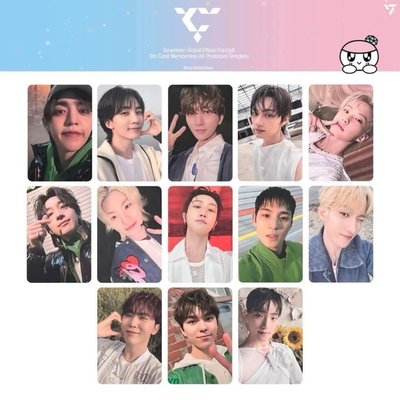 SEVENTEEN 9期會員禮小卡整組 未拆