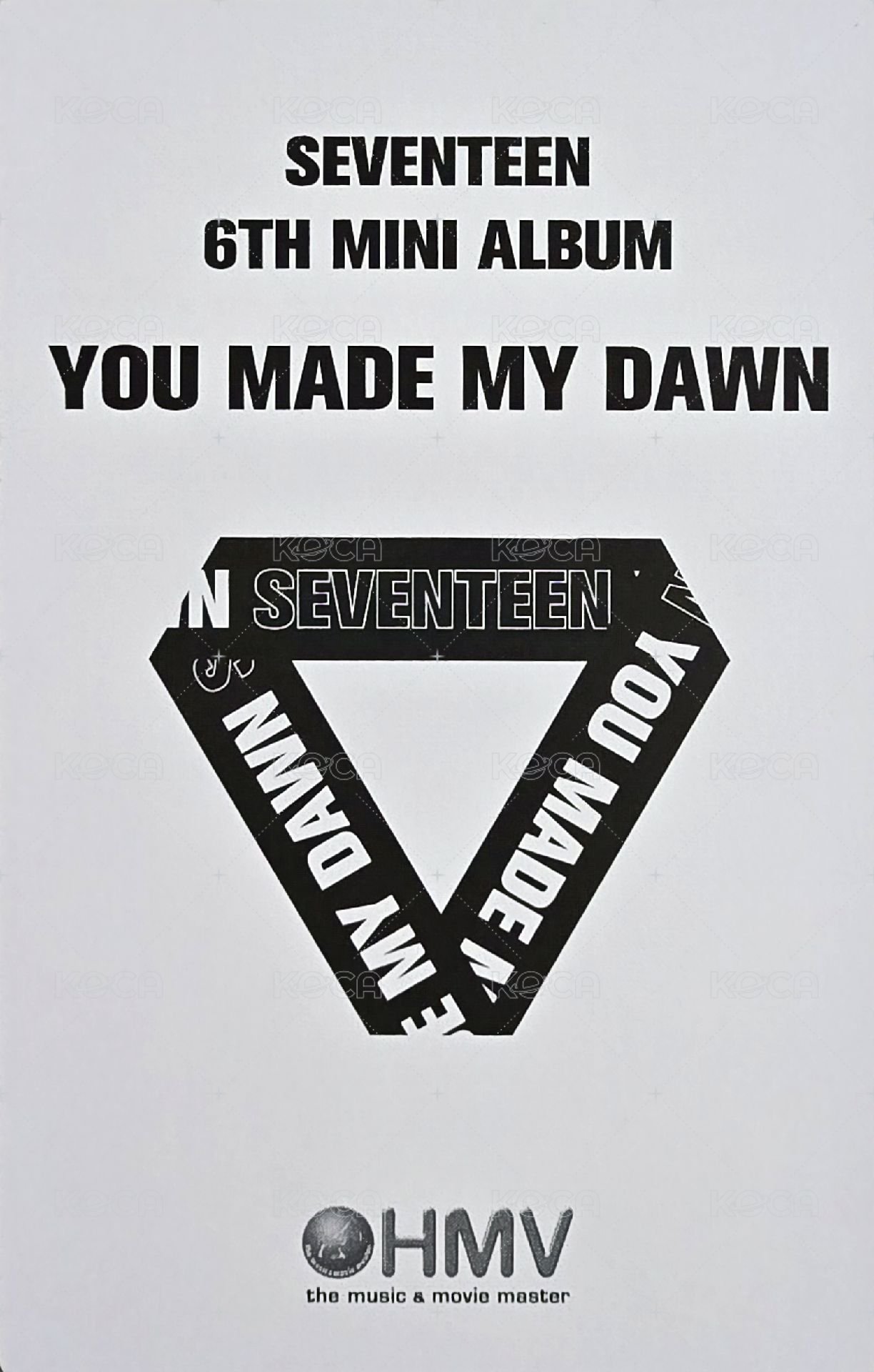 MINI6 hmv 特典卡  背面