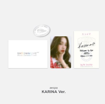現貨 🇹🇼 2022年 SMCU 徽章卡組 KARINA